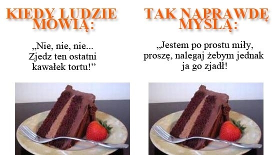 Co m&oacute;wią, a co myślą?