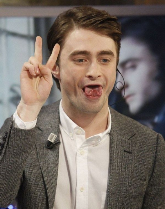 Daniel Radcliffe - magiczny język Daniel Radcliffe - magiczny język