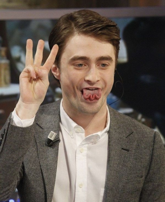 Daniel Radcliffe - magiczny język Daniel Radcliffe - magiczny język