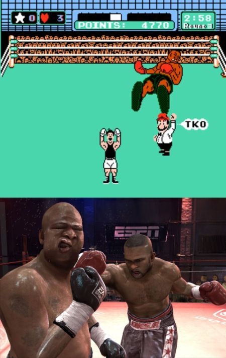 Mike Tyson&rsquo;s Punch Out VS. Fight Night Round 3
