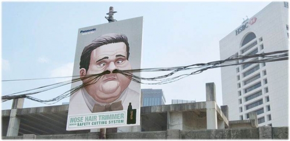 Kreatywne reklamy na słupach Kreatywne reklamy na słupach